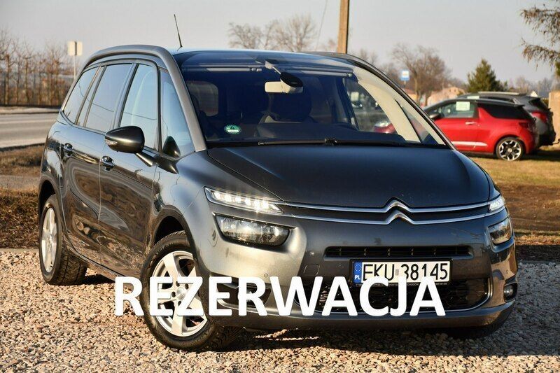 Szary (metalik, perła) Używany 2016 Citroën Grand C4 Picasso Minivan | 29 999 zł (Uczciwa cena) - Obraz 1/4