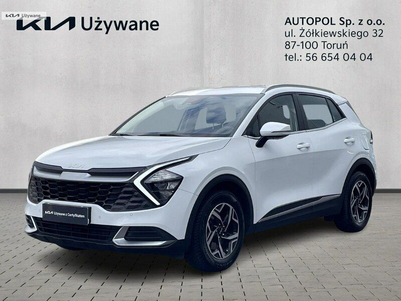 Biały (metalik) Używany 2022 Kia Sportage 2 SUV | 91 000 zł (Uczciwa cena) - Obraz 1/4