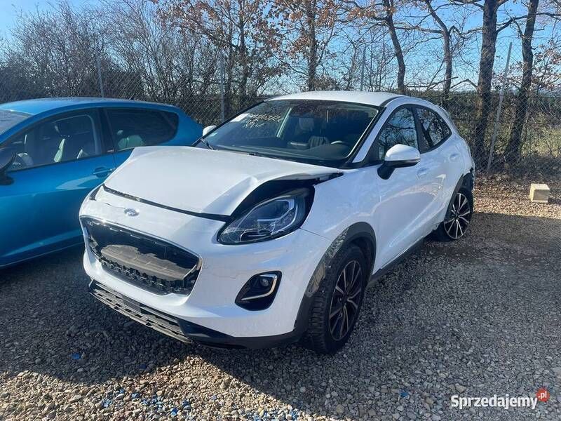 Biały Używany 2022 Ford Puma SUV | 26 400 zł - Obraz 1/4