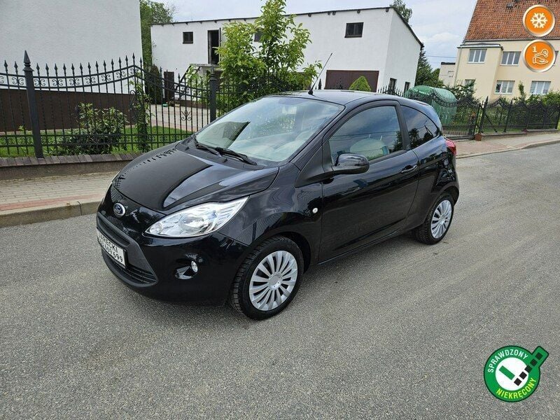 Czarny (metalik) Używany 2009 Ford Ka Hatchback | 11 999 zł (Dobra cena) - Obraz 1/4