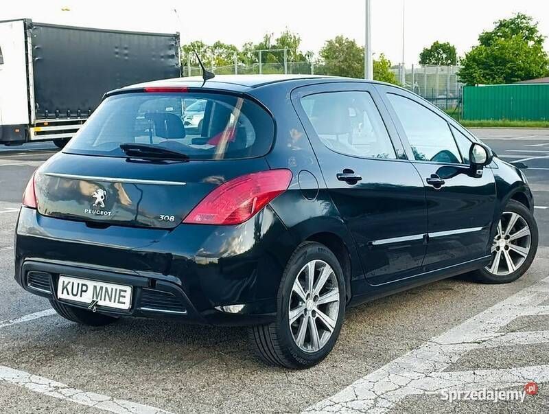 Czarny Używany 2012 Peugeot 308 Sedan/Limuzyna | 11 990 zł (Super Cena) - Obraz 1/4