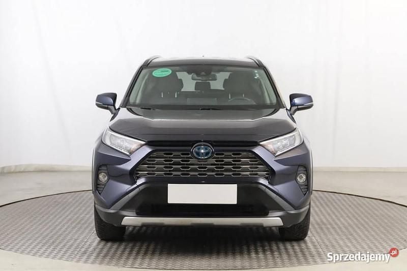Niebieski Używany 2021 Toyota RAV4 Hybrid SUV | 124 999 zł (Dobra cena) - Obraz 1/4