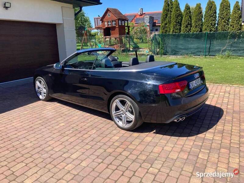 Czarny Używany 2013 Audi A5 Cabriolet S-Line Kabriolet | 59 900 zł - Obraz 1/4
