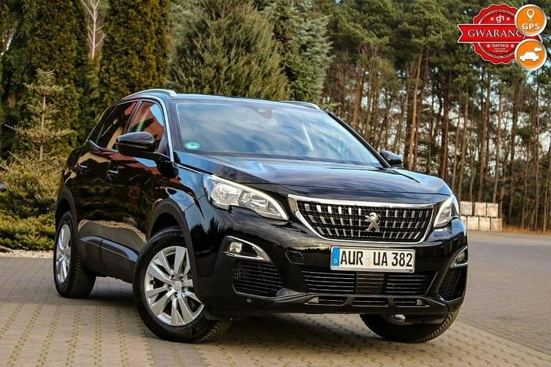Czarny Używany 2018 Peugeot 3008 SUV | 52 900 zł (Uczciwa cena) - Obraz 1/4