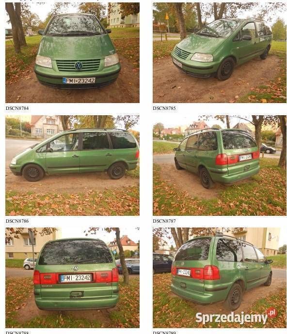 Używany 2000 VW Sharan Minivan | 1300 zł - Obraz 1/4