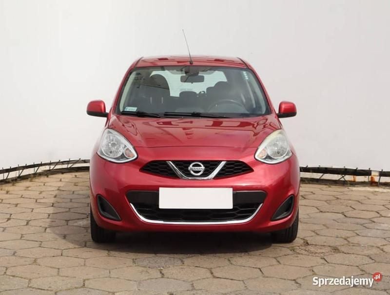Bordowy Używany 2014 Nissan Micra Hatchback | 21 499 zł (Uczciwa cena) - Obraz 1/4
