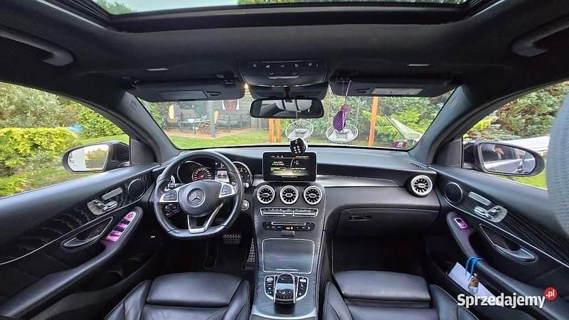 Używany Mercedes GLC350 AMG 258 KM (189 kW) 2017 Czarny Coupe
