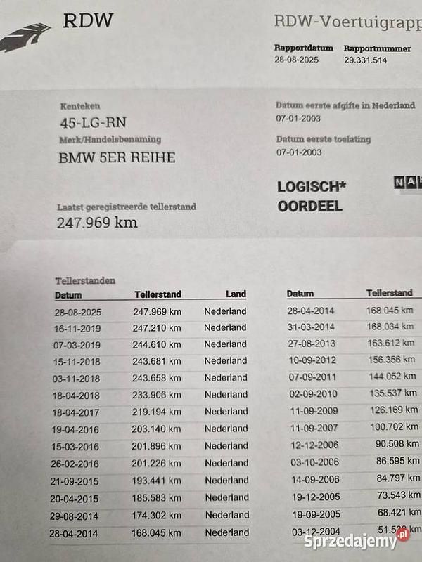 Używany BMW 525 2003 Brązowy Kombi