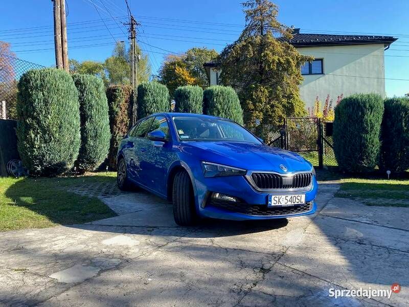 Używany Skoda Scala Style 150 KM (110 kW) 2020 Niebieski Hatchback
