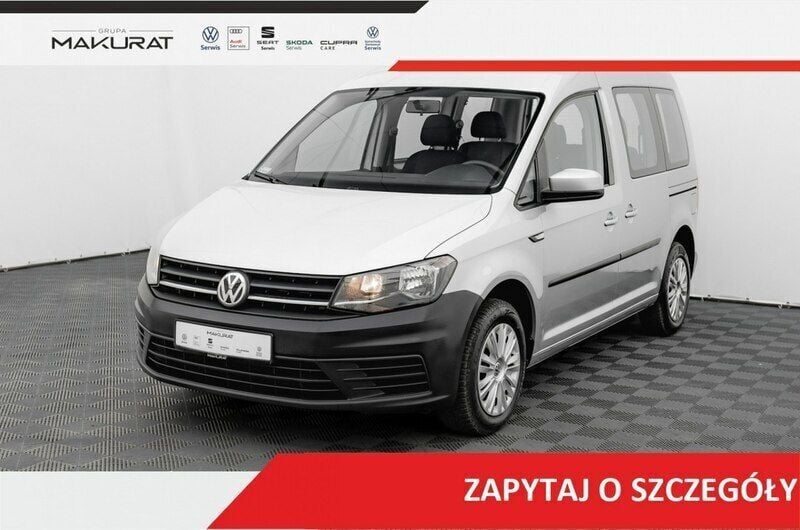 Srebrny Używany 2019 VW Caddy Trendline Minivan | 55 800 zł - Obraz 1/4
