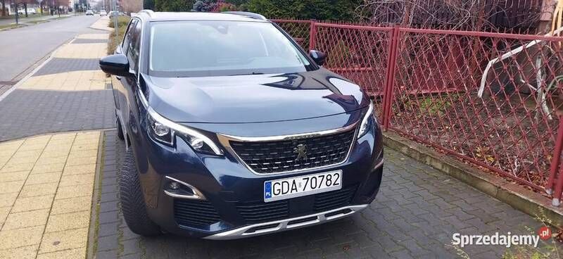 Granatowy Używany 2018 Peugeot 5008 Allure Minivan | 82 900 zł (Dość drogi) - Obraz 1/4