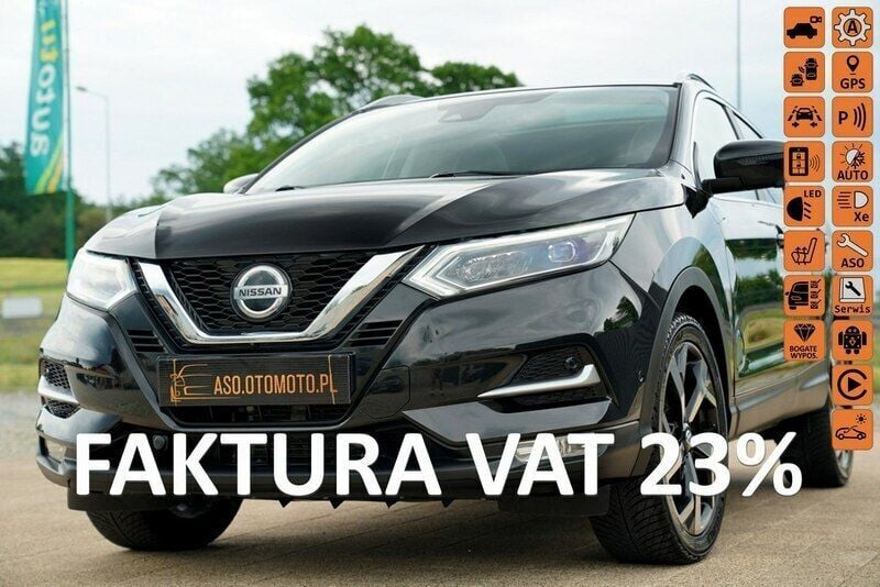 Czarny (metalik) Używany 2019 Nissan Qashqai SUV | 68 861 zł (Uczciwa cena) - Obraz 1/4