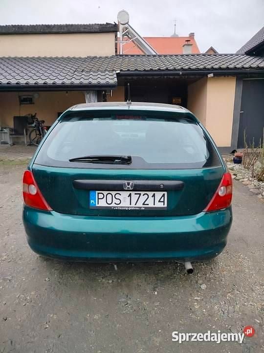Używany Honda Civic 2002 Zielony Hatchback