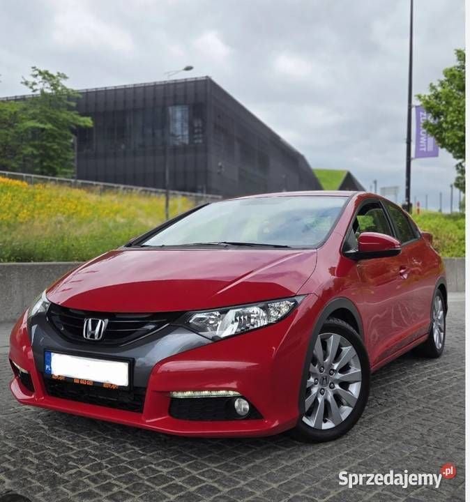 Czerwony Używany 2012 Honda Civic Sport Hatchback | 29 500 zł (Uczciwa cena) - Obraz 1/1
