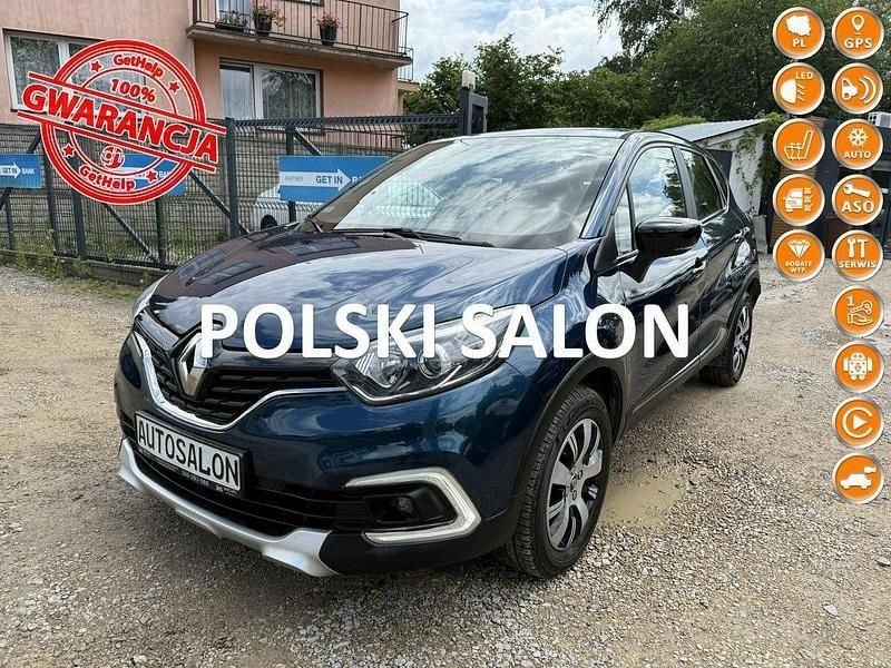 Niebieski Używany 2018 Renault Captur SUV | 39 500 zł (Dobra cena) - Obraz 1/4
