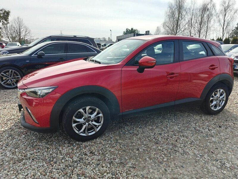 Używany Mazda CX-3 121 KM (88 kW) 2018 Bordowy (metalik) SUV