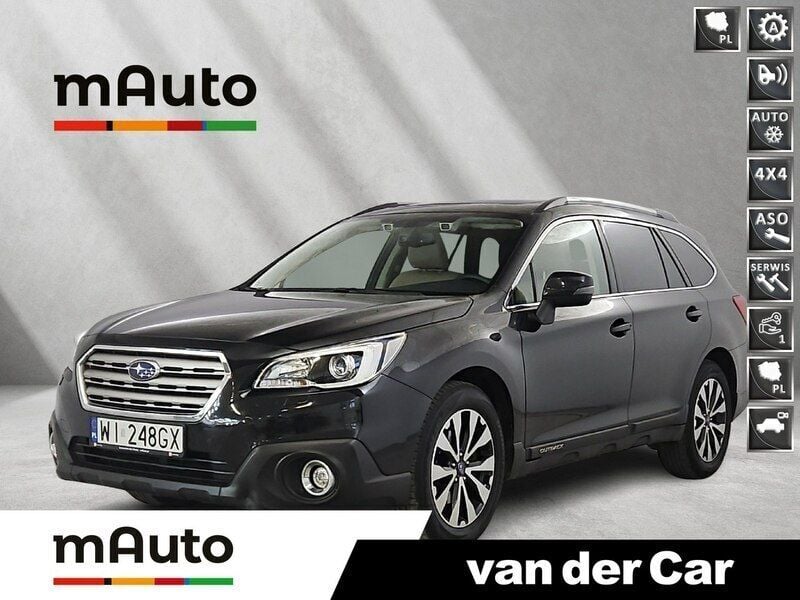 Szary Używany 2016 Subaru Outback Active SUV | 109 900 zł - Obraz 1/4