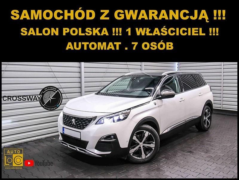 Biały (metalik) Używany 2019 Peugeot 5008 SUV | 72 267 zł (Super Cena) - Obraz 1/4