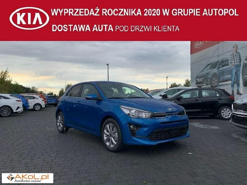 Niebieski (metalik) Używany 2020 Kia Rio 2 Hatchback | 78 366 zł - Obraz 1/1