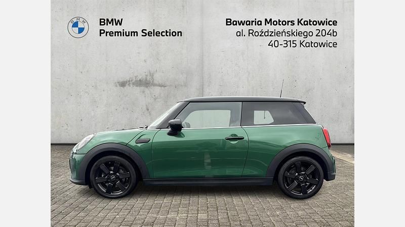Używany Mini Cooper Hatch 136 KM (100 kW) 2023 British racing green iv metalizowany Hatchback