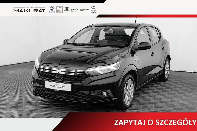 Czarny Używany 2022 Dacia Sandero Expression Hatchback | 48 850 zł (Dobra cena) - Obraz 1/4
