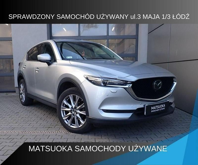 Srebrny (metalik) Używany 2019 Mazda CX-5 SUV | 99 900 zł (Dość drogi) - Obraz 1/4