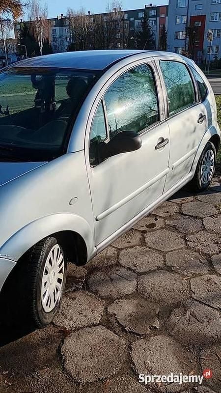 Srebrny Używany 2007 Citroën C3 Hatchback | 4900 zł (Dobra cena) - Obraz 1/4