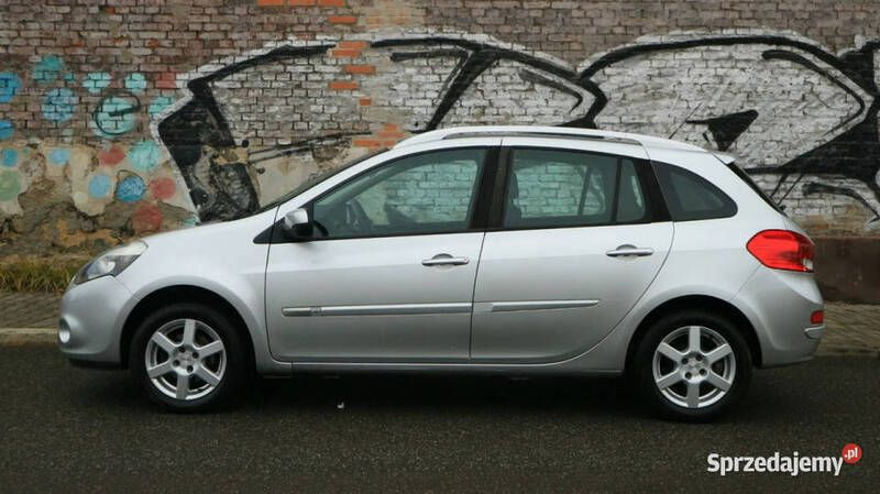 Srebrny (metalik) Używany 2009 Renault Clio GrandTour Kombi | 14 500 zł (Uczciwa cena) - Obraz 1/4