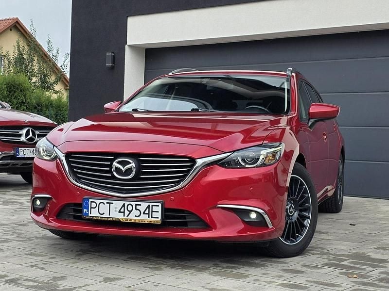 Używany Mazda 6 145 KM (106 kW) 2015 Bordowy Kombi