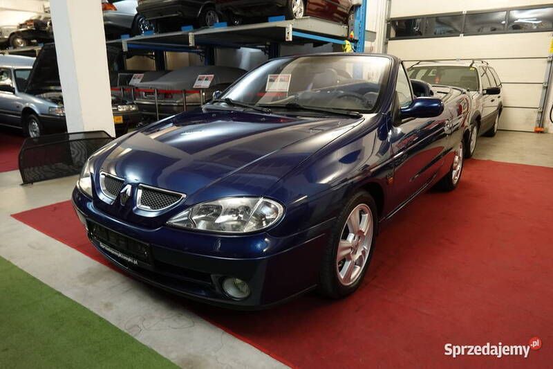 Granatowy Używany 2001 Renault Mégane Cabriolet Kabriolet | 18 500 zł - Obraz 1/4
