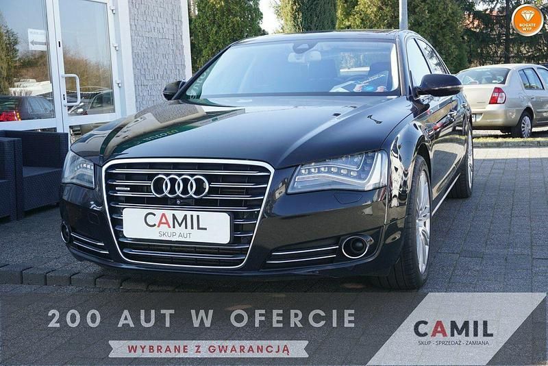 Czarny Używany 2012 Audi A8L Sedan/Limuzyna | 76 000 zł - Obraz 1/3