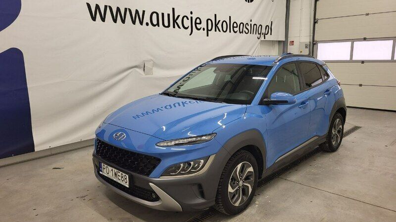 Niebieski Używany 2021 Hyundai Kona Style SUV | 85 000 zł - Obraz 1/4