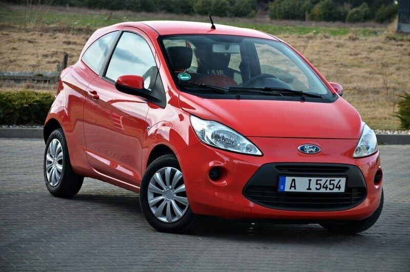 Czerwony (metalik, perła) Używany 2009 Ford Ka Hatchback | 9900 zł (Dobra cena) - Obraz 1/4