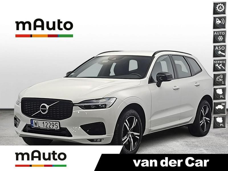 Biały Używany 2021 Volvo XC60 R-Design SUV | 154 900 zł (Uczciwa cena) - Obraz 1/4
