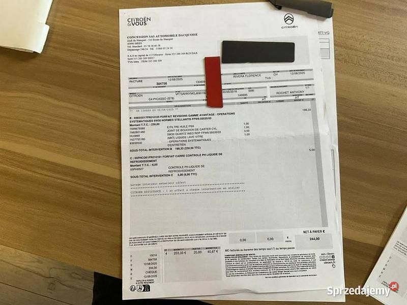 Szary Używany 2016 Citroën Grand C4 Picasso Minivan | 34 800 zł (Uczciwa cena) - Obraz 1/4