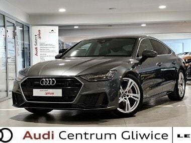 Szary Używany 2021 Audi A7 S-Line Hatchback | 218 900 zł (Drogi) - Obraz 1/4