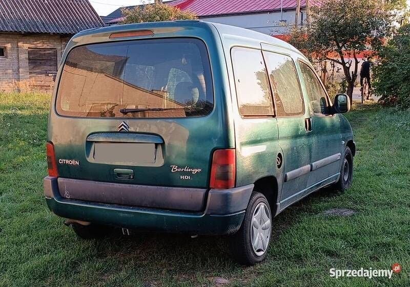 Używany Citroën Berlingo 2000 Zielony Minivan