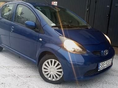 Używany Toyota Aygo 68 KM (50 kW) 2007 Niebieski Hatchback