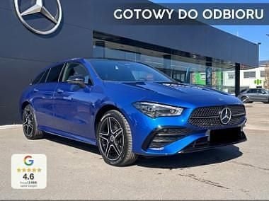 Niebieski Nowe 2025 Mercedes CLA200 Shooting Brake AMG Line Premium Plus Kombi | 238 400 zł - Obraz 1/3