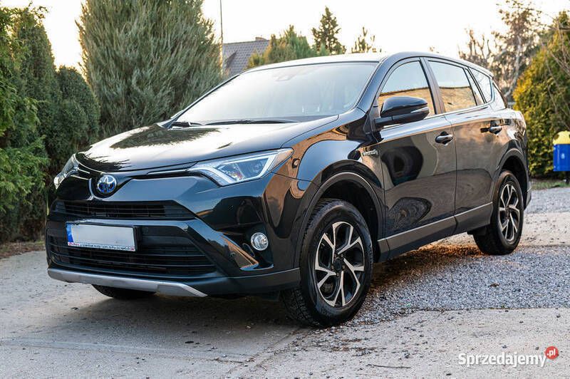 Czarny Używany 2018 Toyota RAV4 Hybrid SUV | 92 900 zł (Dobra cena) - Obraz 1/4