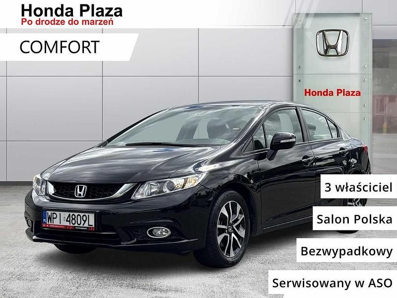 Crystal black p. Używany 2014 Honda Civic Comfort Sedan/Limuzyna | 49 900 zł (Uczciwa cena) - Obraz 1/4