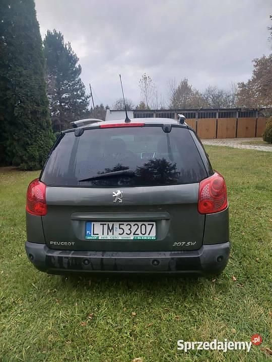 Zielony Używany 2007 Peugeot 207 Hatchback | 8500 zł (Uczciwa cena) - Obraz 1/4