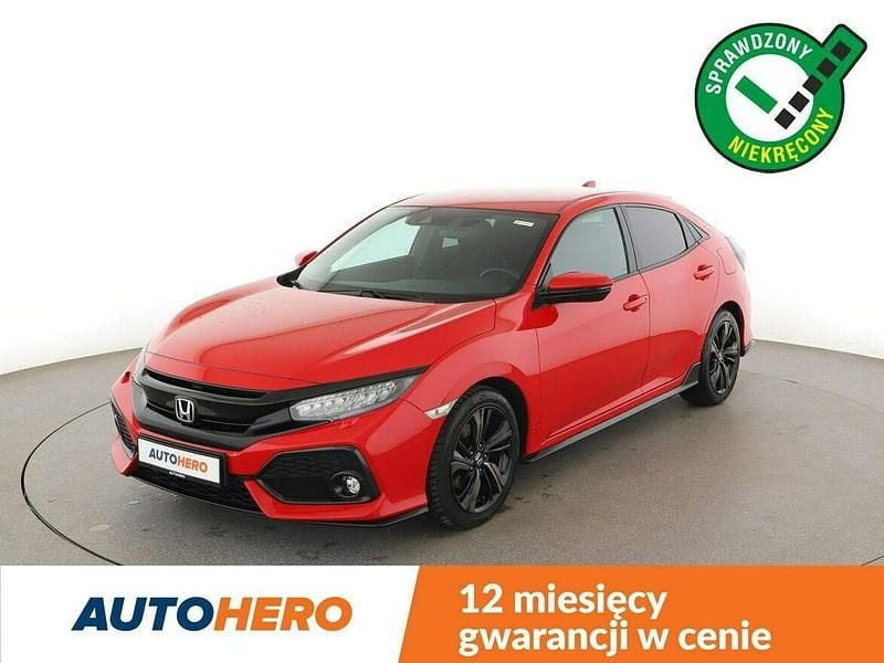Czerwony Używany 2018 Honda Civic Hatchback | 62 900 zł (Dobra cena) - Obraz 1/3
