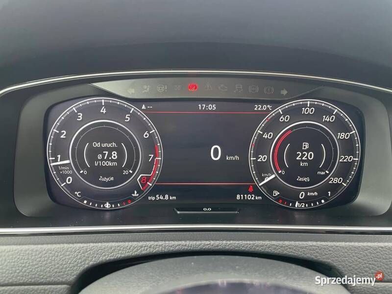 Czarny Używany 2019 VW Golf VII GTI Hatchback | 82 000 zł - Obraz 1/4