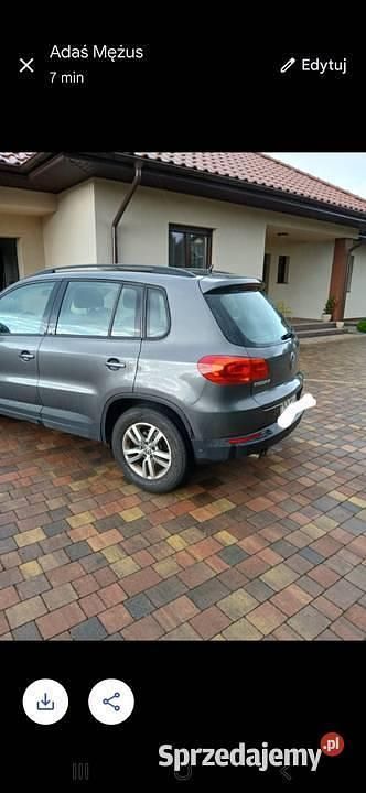 Szary Używany 2014 VW Tiguan SUV | 39 500 zł (Super Cena) - Obraz 1/4