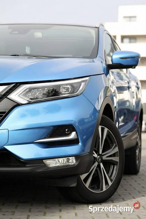 Niebieski Używany 2018 Nissan Qashqai SUV | 64 900 zł (Uczciwa cena) - Obraz 1/4
