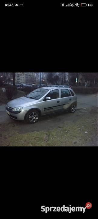 Używany Opel Corsa 2003 Srebrny Hatchback