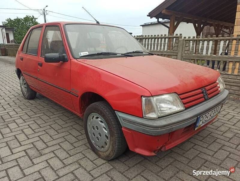 Czerwony Używany 1993 Peugeot 205 Sedan/Limuzyna | 6000 zł - Obraz 1/4