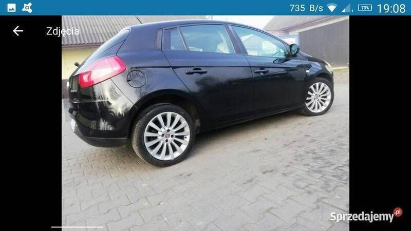Czarny Używany 2007 Fiat Bravo Hatchback | 13 500 zł (Dość drogi) - Obraz 1/4