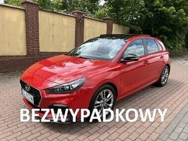 Czerwony (metalik) Używany 2019 Hyundai i30 N Line Hatchback | 49 500 zł (Uczciwa cena) - Obraz 1/4